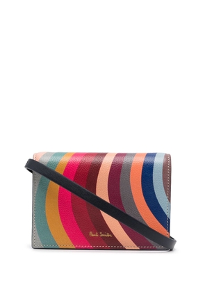 Paul Smith swirl-print crossbody wallet - Multicolour