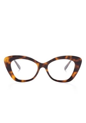 LOEWE EYEWEAR butterfly-frame glasses - Brown