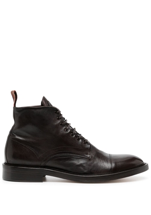 Paul Smith leather ankle boots - Brown