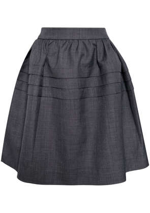 SHUSHU/TONG A-line midi skirt - Grey