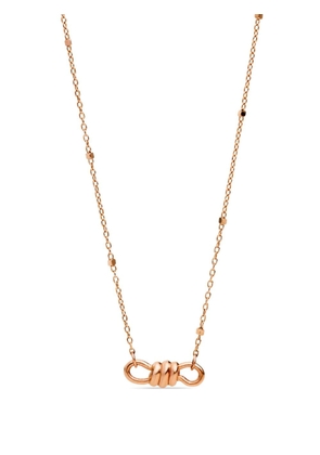 Dodo 9kt rose gold Nodo necklace