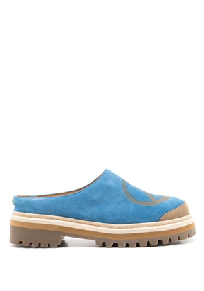 Piet Sunset leather slippers - Blue