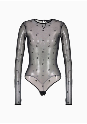 OFFICIAL STORE Long-sleeved Bodysuit With All-over Ga Logo