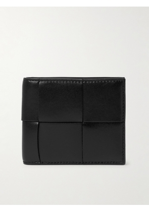 Bottega Veneta - Cassette Intrecciato Leather Billfold Wallet - Men - Black