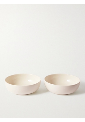 RD.LAB - Set of Two Large Bilancia Glazed Ceramic Bowls - Men - White