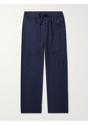 TEKLA - Organic Cotton-Poplin Pyjama Trousers - Men - Blue - S