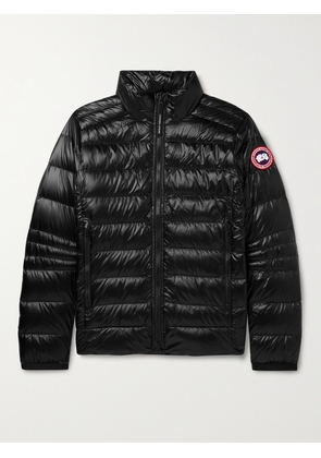 Canada Goose - Crofton Slim-Fit Quilted Recycled Nylon-Ripstop Down Jacket - Men - Black - XS