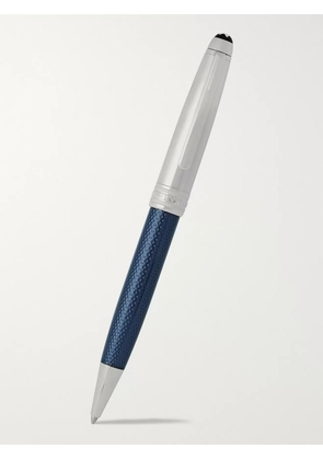 Montblanc - Meisterstück Solitaire Doué Blue Hour Ballpoint Pen - Men - Silver