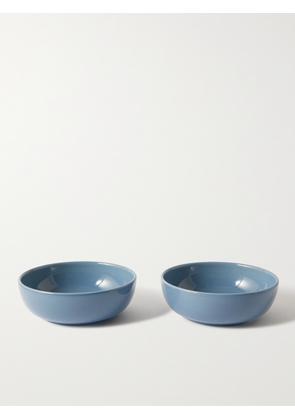 RD.LAB - Set of Two Large Bilancia Glazed Ceramic Bowls - Men - Blue