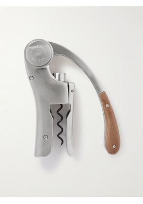 L'Atelier Du Vin - Oeno Motion Tresor Stainless Steel and Walnut Lever Corkscrew - Men - Silver