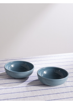 RD.LAB - Set of Two Small Bilancia Glazed Ceramic Bowls - Men - Blue