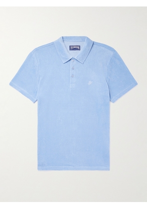 Vilebrequin - Phoenix Slim-Fit Cotton-Blend Terry Polo Shirt - Men - Blue - S