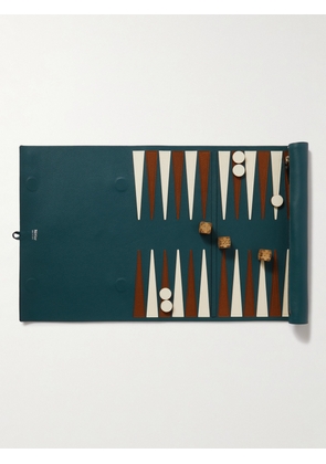 Métier - Portable Leather Backgammon Set - Men - Blue