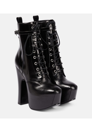 Vivienne Westwood Leather platform ankle boots