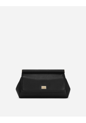 Dolce & Gabbana Sicily Handbag - Woman Handbags Black Leather Onesize