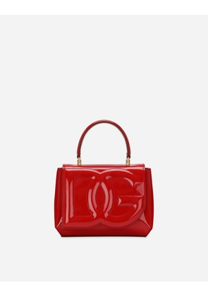 Dolce & Gabbana Dg Logo Bag Top-handle Bag - Woman Handbags Red Leather Onesize
