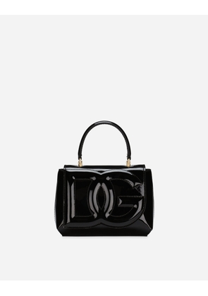 Dolce & Gabbana Dg Logo Bag Top-handle Bag - Woman Handbags Black Leather Onesize