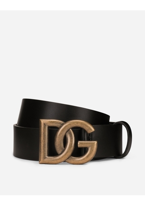 Dolce & Gabbana Cintura Con Borchie - Man Belts Black Leather 80