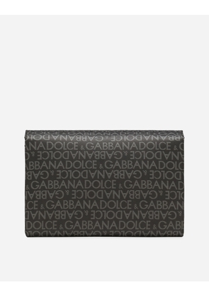 Dolce & Gabbana Coated Jacquard Crossbody Bag - Man Crossbody Bags Multi-colored Fabric Onesize