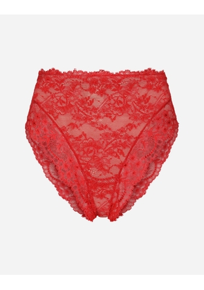 Dolce & Gabbana Slip Alto - Woman Underwear Red 3