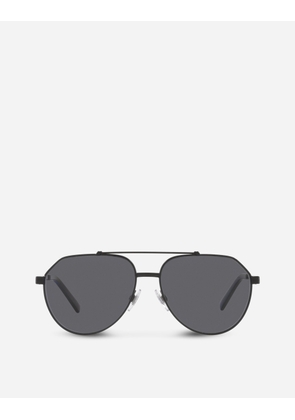 Dolce & Gabbana Gros Grain Sunglasses - Man Sunglasses Matte Black Onesize