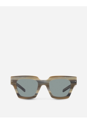 Dolce & Gabbana Sunglasses Domenico - Man Sunglasses Grey Horn Onesize