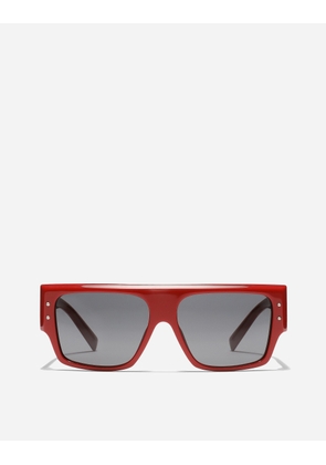 Dolce & Gabbana Dna Sunglasses - Woman Sunglasses Red Acetate Onesize
