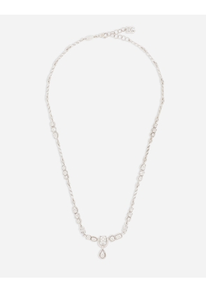 Dolce & Gabbana Easy Diamond Necklace In White Gold 18kt And Diamonds Pavé - Woman Necklaces White Gold Onesize