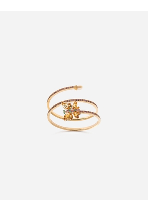 Dolce & Gabbana Spring Yellow Gold Bracelet With Butterfly-shaped Settings - Woman Bracelets Gold Gold S