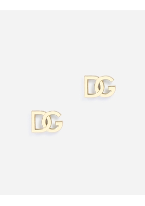 Dolce & Gabbana Logo Earrings In Yellow 18kt Gold - Woman Earrings Gold Onesize