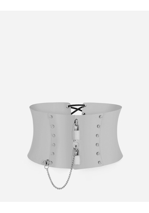 Dolce & Gabbana Cintura - Woman Belts Silver Metal M