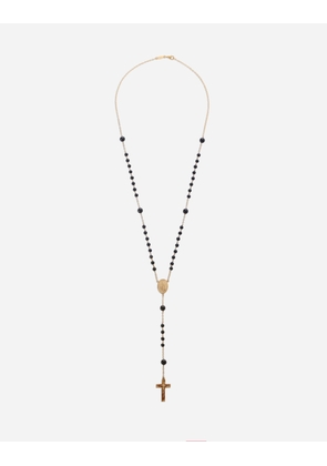 Dolce & Gabbana Rosary Necklace - Man Necklaces Gold Onesize