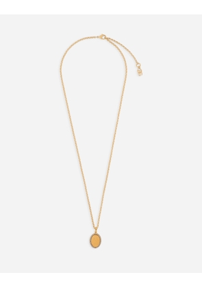 Dolce & Gabbana Necklace With Sacred Image - Man Bijoux Gold Metal M