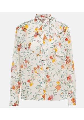Zimmermann Floral-print cotton blouse