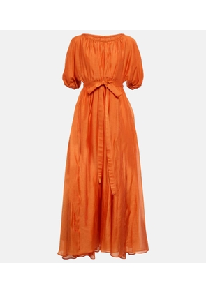 'S Max Mara Fresia cotton and silk maxi dress
