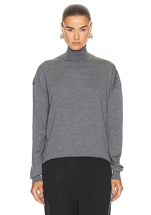 KHAITE Delilah Sweater in Sterling - Grey. Size L (also in M, S, XS).