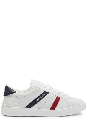 Moncler Monaco Leather Sneakers - White - 44 (IT44/ UK10)
