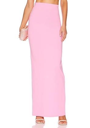 Camila Coelho Belle Maxi Skirt in Pink. Size S, XL, XS.