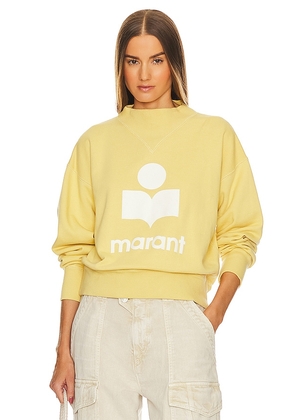 Isabel Marant Etoile Moby Sweatshirt in Yellow. Size 38/6, 40/8, 42/10.