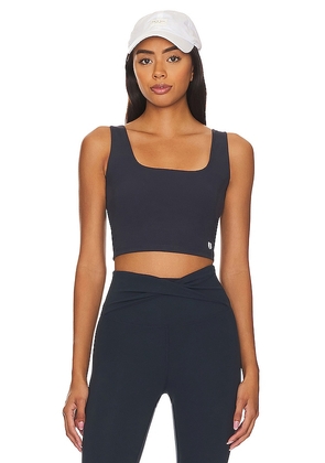 Eleven by Venus Williams Delight Cropped Tank in Navy. Size L, M, S, XS, XXL.
