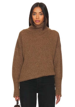 Citizens of Humanity Luca Turtleneck Sweater in Brown. Size XS/S.