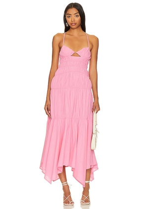 SNDYS Tahlia Dress in Pink. Size M, S, XL, XS.
