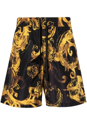 Versace Jeans Couture Baroccoflage-print elasticated-waistband shorts - Black