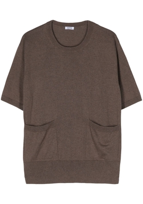 ASPESI mélange knitted T-shirt - Grey