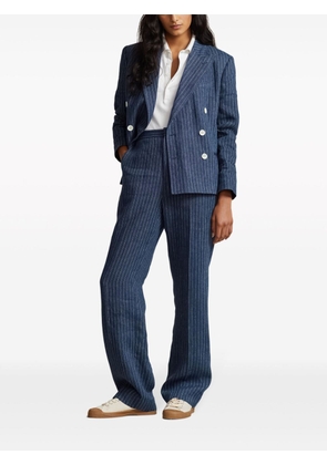 Polo Ralph Lauren pinstripe straight-leg trousers - Blue