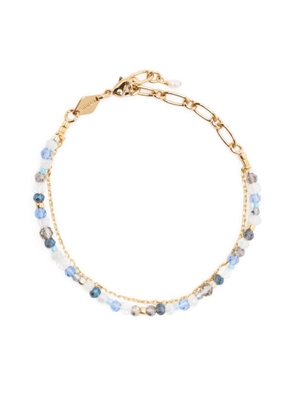 Anni Lu Silver Lining bead-embellished bracelet - Blue