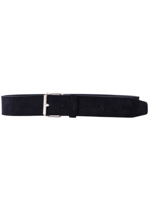 BOSS buckle suede belt - Black