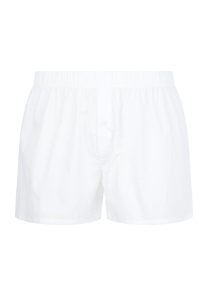 Hanro Woven Plain Boxer Shorts