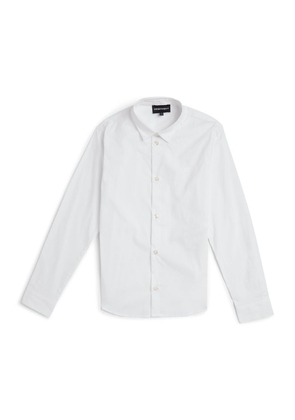 Emporio Armani Kids Long Sleeve Button-Down Shirt (11 Years)