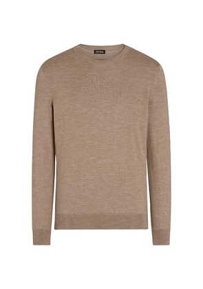 Zegna Silk-Cashmere-Linen Sweater